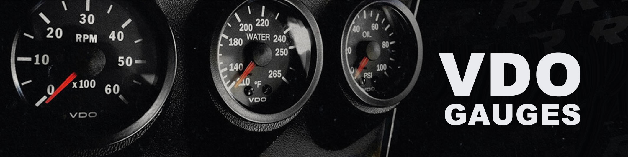 vdo gauges banner